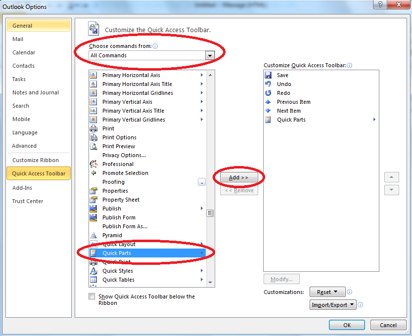 2262. How to create reusable text entries ("AutoText/Quick Parts") in